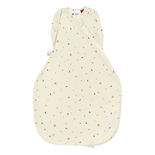 Tommee Tippee Saco de Dormir para recién Nacidos, 3 6 m, 2,5 TOG, The Original Grobag Swaddle Bag, diseño Saludable para la Cadera, Tela Suave Rica en algodón, Avena y Estrella Marga