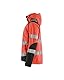 Blaklader 449125135599XXL Softshell Jacke, High Vis Rot/Schwarz, Größe XXL