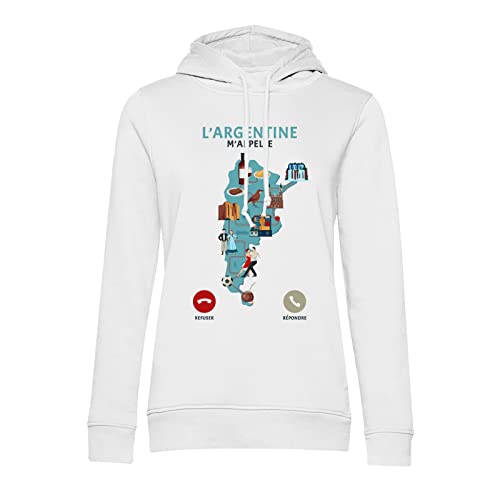 Sweat à capuche Argentine m'appelle pull chaud culture et voyage sud-américain