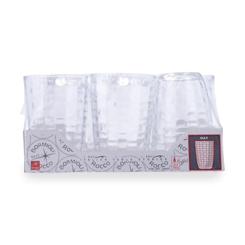 Bormioli-Rocco-Mat-1325-oz-Long-Drink-Glass-Clear-Set-of-6 Bormioli Rocco Mat 1325 oz Long Drink Glass Clear Set of 6