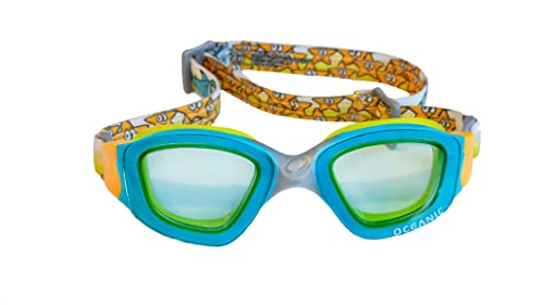 Oceanic Kids Swim Goggles: Comfortable fit, Anti-fog, Adjustable Strap, Ages 3-8