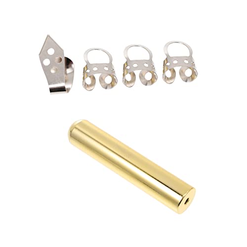 GOOHOCHY Guitar Bar Stainless Steel Slide Picks Set for Professional and Practical Use