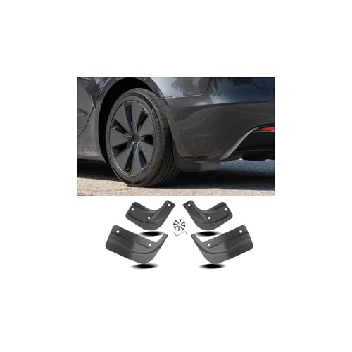 Image of Ruiya 2024-2026 Model 3 Mud Flaps Splash Guards for Tesla Model 3 Accessories No Drilling /Tape Mudflaps Wheel Liner Fenders Compatible with 2024 2025 2026 Tesla Model 3