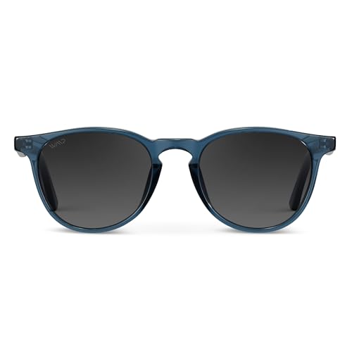 WMP Eyewear - Classic Round Polarized Sunglasses for Men | Retro Design with UV Protection2