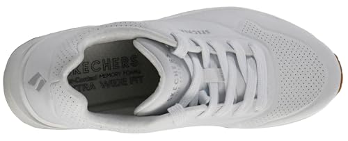 Skechers Women's Uno-Stand on Air Sneaker, White, 7
