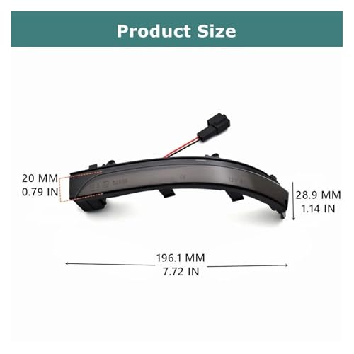 Clignotants dynamiques rétroviseur VW Polo Vento finition fumée - 3