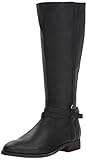 Frye Women's Melissa Belted Tall Knee High Boot, Black Extended Calf, 6.5