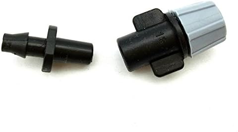 20 pcs Automatic Watering Atomizing Nozzle Gray Sprinkler Head Can ues Link 4/7 mm Hose