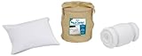 Sleep Innovations Bag of Comfort Twin XL Memory Foam Topper and Pillow Set
