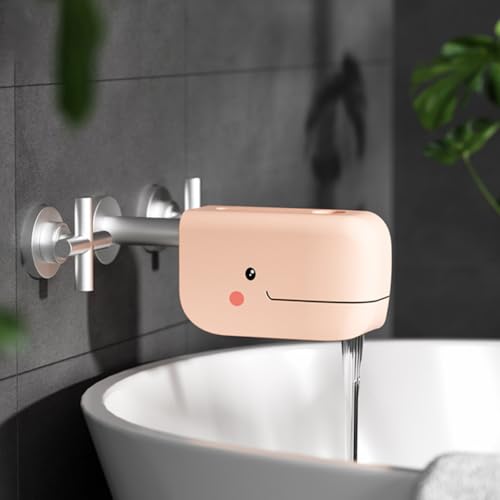 Cache robinet baleine beige pour sécuriser la baignoire pendant le bain - 2