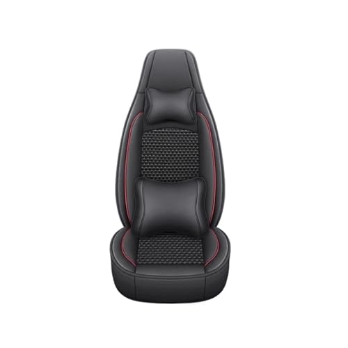 Housses de siège Haval F7 en cuir universel noir et rouge premium