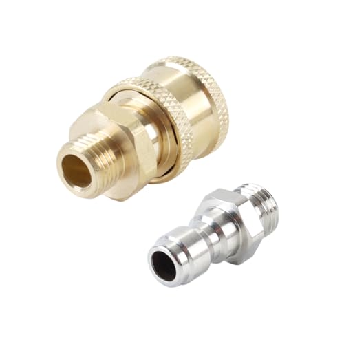 ACOLY Hochdruckreinigerhalter, wandmontierter Unterlegscheibenhalter, 1/4 Zoll Schnellanschluss-Druckorganizer, 6 Löcher für Düsenkanonen, Zauberstabverlängerung, Lagerregal