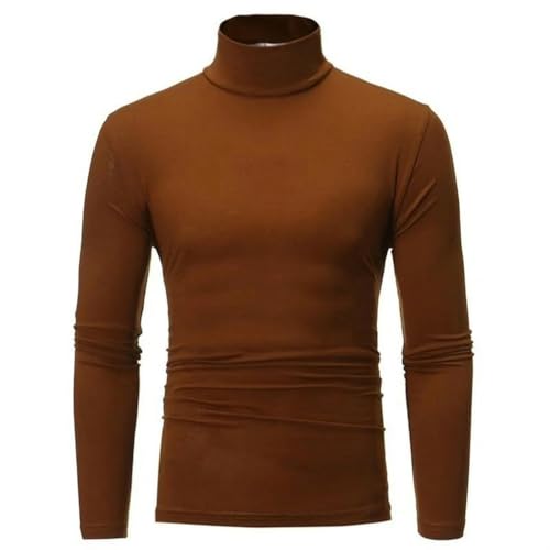 Sweat-shirt à col montant homme pull décontracté vêtement extérieur XS