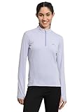 Women's Trekking Hiking Riding Quick Dry, Breathable Stretchanble Full Sleeve T-Shirt Baselayer (in, Alpha, L, Regular, Lavender)