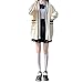 Womens Japan Cute Cardigan Sweater Kawaii JK Uniform Open Front Cardigan with Buttons Aesthetic Long Sleeve Loose Jackets