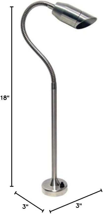 Focus Deck Mount Angled Bullet LED BBQ Light BQFD02L134SS