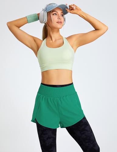 Image of BMJL 2.5 inch Athletic Shorts for Women Comfy High Waisted Short with Pocket