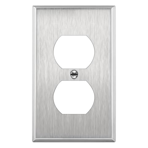 ENERLITES Stainless Steel Outlet Cover Cover