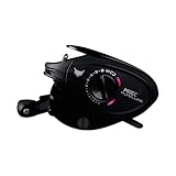 PURELURE MllEC Silver Feather Baitcasting Reel - Left Handed, Gear Ratio 8.5:1, Aluminum Frame Carbon Side Cover, Dual Mode System Fishing Reels - DC Baitcasting Reel