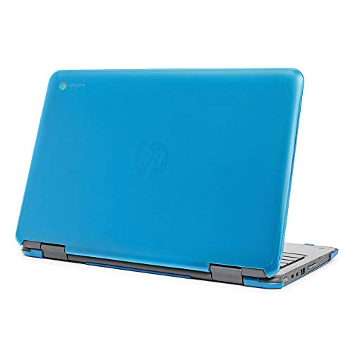 Carcasa HP Chromebook X360 11 G4 EE mCover antiarañazos translúcida aguamarina