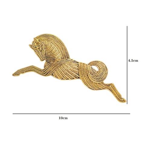 Broche cheval de course pour costume de banquet chic et élégant