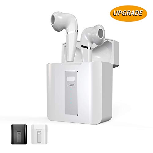 Wireless Bluetooth Earbuds with Portable Charging Case | Anti-Sweat Earplugs Gym Running |