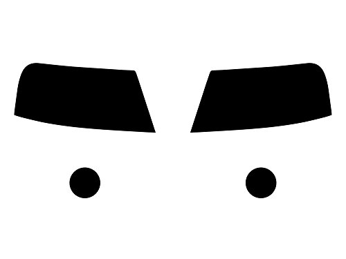 Rvinyl Headlight Tint Covers Compatible with Ford F-150 2006-2008 - Smoke