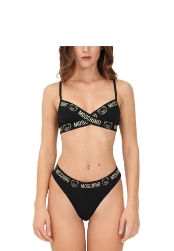 Sous-vêtements Moschino noir élastique or taille 5 pour homme