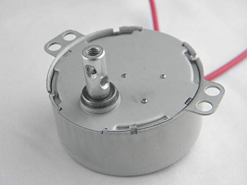 CHANCS TYC-50 Small Synchronous Motor 110V AC 15-18RPM Shaft Rotation CCW 4W Gear Motor for Electric Fireplace