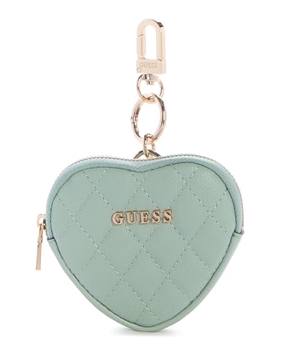Porte-clés GUESS Art RWA746 01080 en métal brossé gravé avec finitions luxe