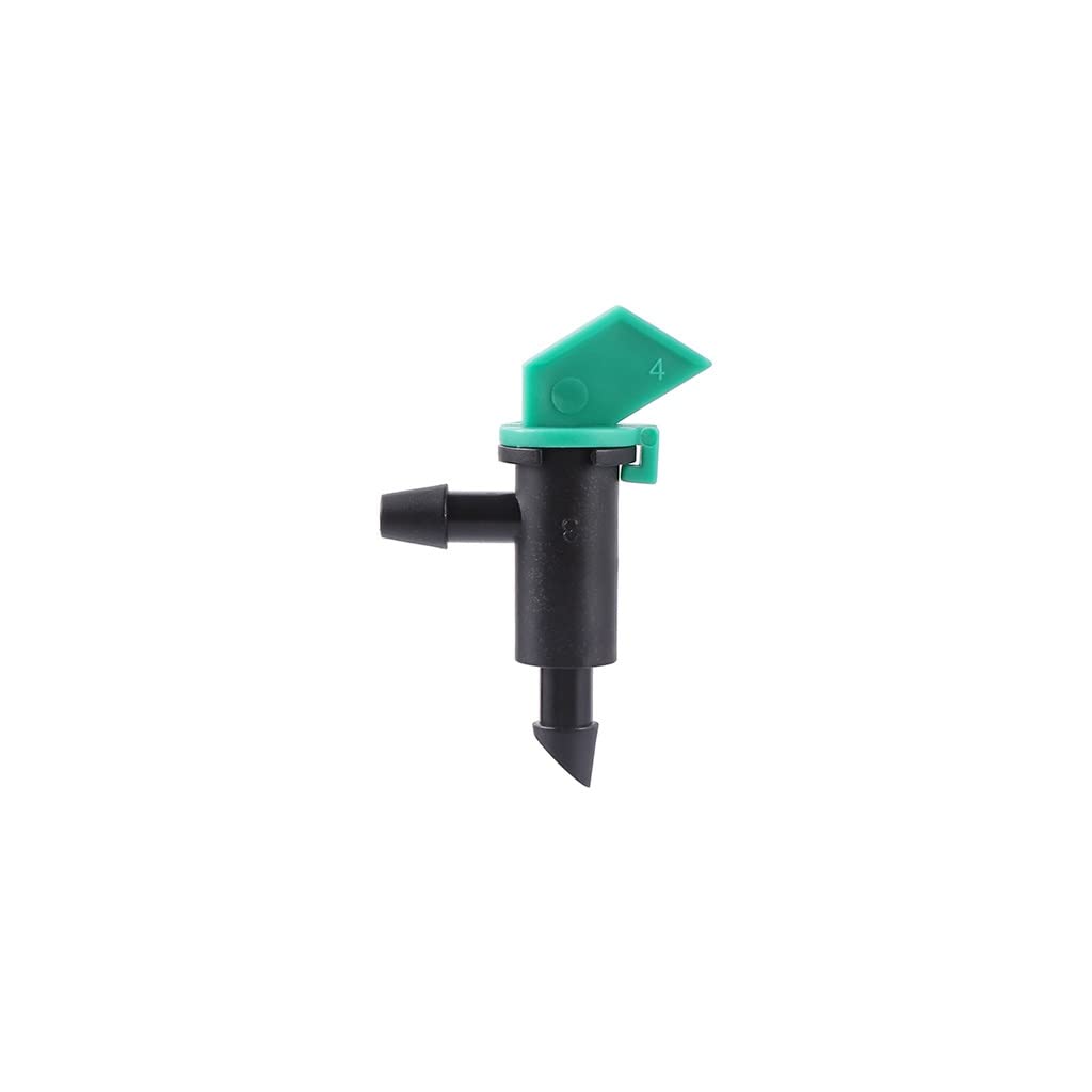 200 Pz Bandiera Gocciolatore 1/4 "Flusso Costante Spinato Micro Irrigazione A Goccia Emettitore, for Giardino Bonsai Piante Fiore Irrigazione Gocciolatore (Color : 4L)