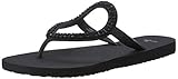 Sanuk Women's W Ibiza Monaco Flip Flop, Blackout, 8 M US