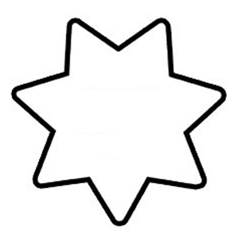 Hero's Pride Deluxe Bi-Fold ID Case with Recessed Badge Cutout, 7 Point Star, Fits Badge Size 2-3/4 x 2-3/4" (0010)2