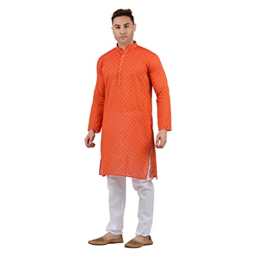Image of Maharaja Shirt Men's Cotton Kurta Pyjama