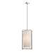 Produktbild Faro Barcelona Saba 68548  Pendelleuchte, 40 W, Edelstahl und Anzeige Textil