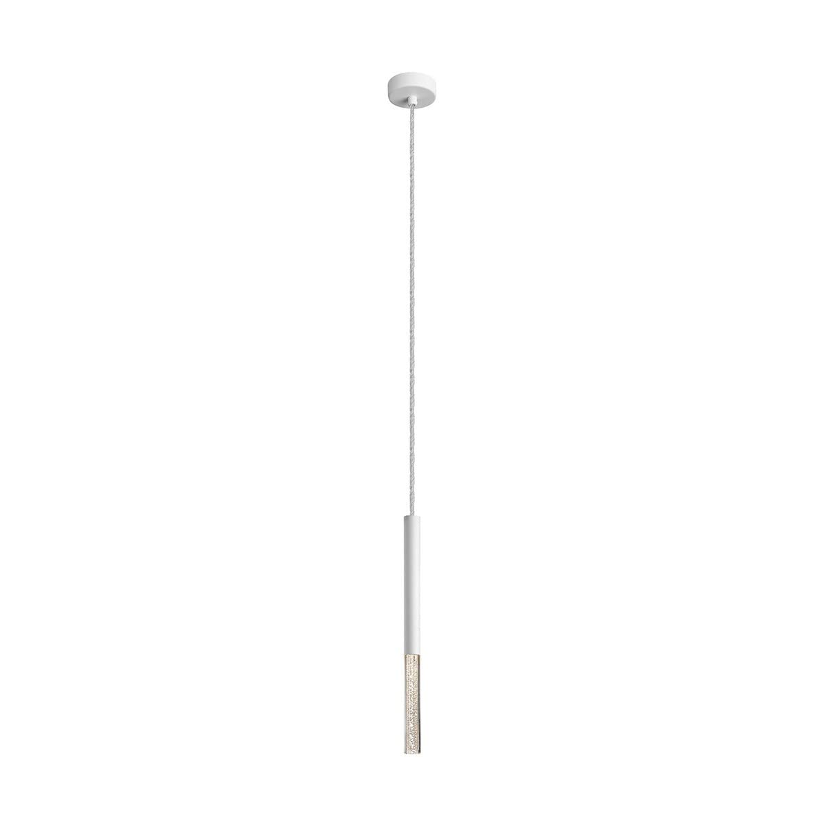 Lámpara de techo colgante ONE acabado blanco mate diseño arquitectónico elegante 2