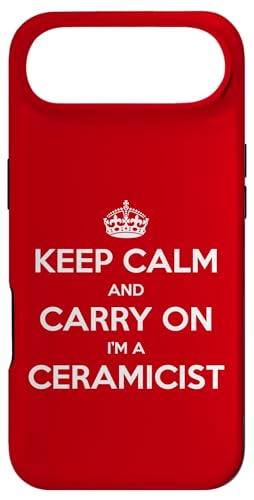 Keep Calm and Carry On I'm a Ceramicist - �ʔ��� �X�}�z�P�[�X iPhone Air �p