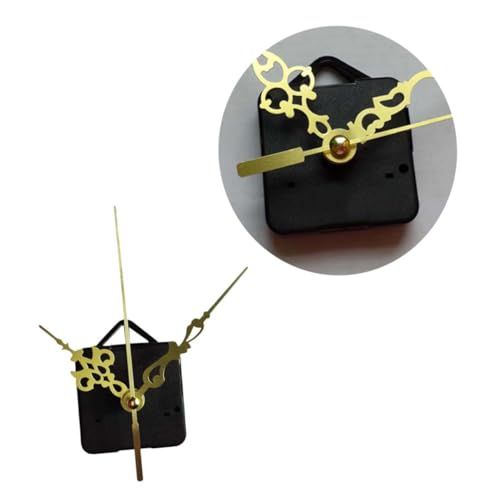 Angoily Mecanismo Reloj Silencioso Retro con Kit de Montaje y Agujas Movimiento para Pared sin Batería Accesorio Práctico para Reparación de Relojes de Pared