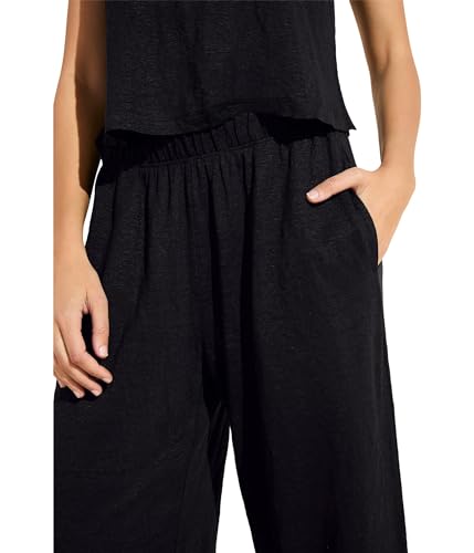 Eberjey Women's ORGANIC LINEN KNIT HIGH WAISTED PANT3