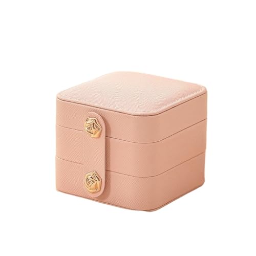 Boîte de rangement pour bijoux CFWSHJ en cuir de haute qualité pour voyage