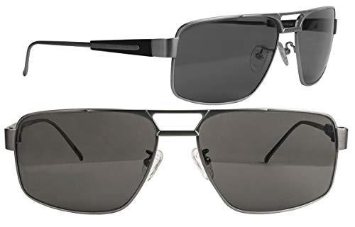Fixed Gear Sunglasses - C-130 - Titanium with Gray Lenses