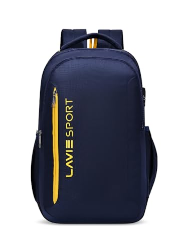 Image of Lavie Sport Maverick 35L Casual Backpack | Fits Upto 15 Inch Laptop Backpack | Laptop Compatiable | Rain cover | For Men & Women