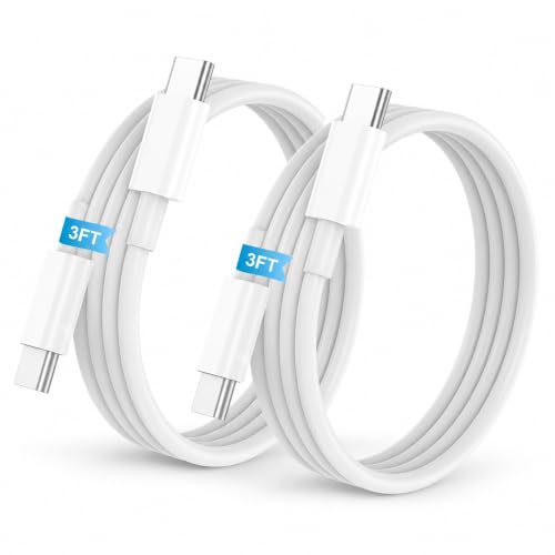 Image of LDHTY USB C to USB C Cable, 60W USBC Fast Charging Cord, 2-Pack 3FT
