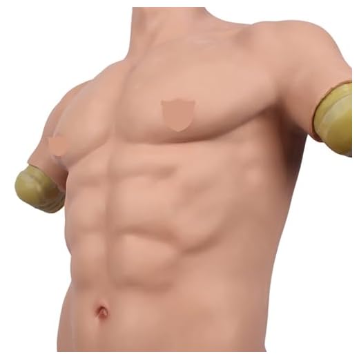 Combinaison musculaire réaliste en silicone – Améliore le physique avec une texture douce de la peau, parfaite pour le cosplay et les spectacles de drag