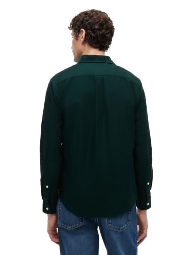 Image of Tommy Hilfiger Men's Long Sleeve Oxford Shirts in Regular Fit, Men's Button Down Shirts, Also Available in Big and Tall