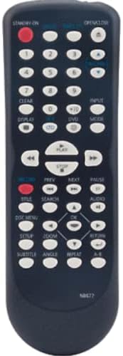 NB677 Replacement Remote Compatible with Magnavox DVD/CD Player DV220MW9 GDV228MG9