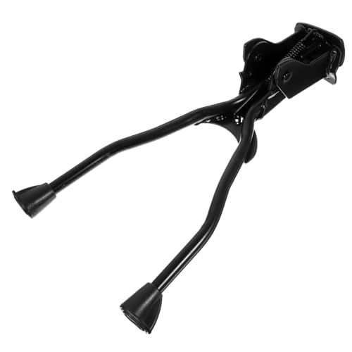NAMOARLY ダブルレッグ自転車スタンド 調節可能折りたたみ式 バイク用安定サポート ブラック マウンテンバイク転倒防止保持器