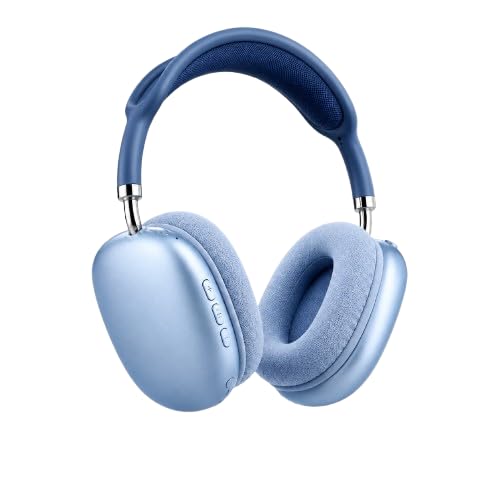 P9 Wireless Bluetooth Headphones with Microphone, Over-Ear Foldable Headset, Hi-Fi Stereo Sound, 8-Hour Battery Backup, Bluetooth Connectivity for Mobile, Laptop & Tablet (Blue)-image-13