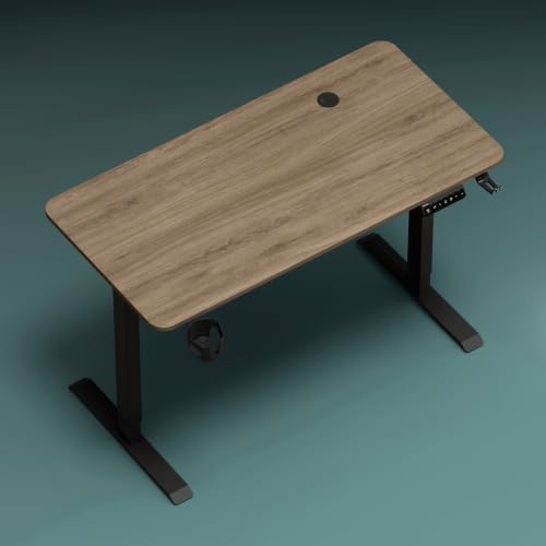 Image of Neurac Velocity Height Adjustable Table, Claire Ork, 120x60cm | 80-100 Kg Weight Capacity 5 Year Warranty Sit-Stand Table 3 Memory Preset