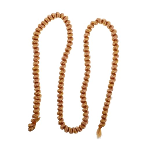 Kisangel Diy Lockige Puppenperücke Gelb Biegsames Leichtes Puppenhaar...